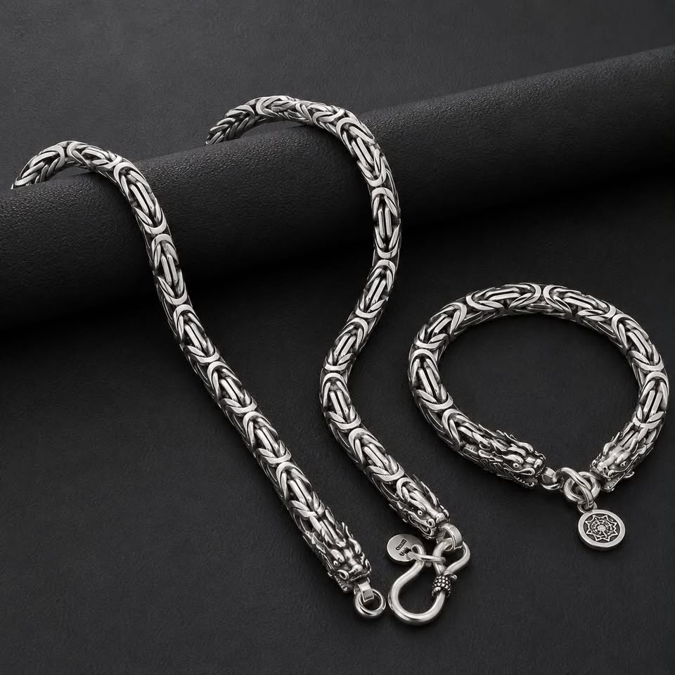 Xenixo Ouroboros Gothic Chain & Bracelet