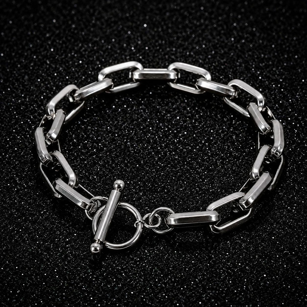 Xenixo Nexus Geometric Stitching Box Bracelet